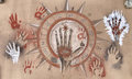 Alchemists Hand with zodiac