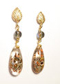 Leafy Raindrops earrings