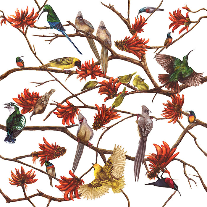Coral Tree Table Cloth